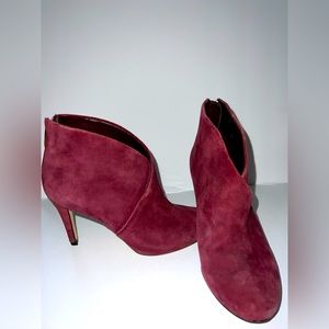 Aldo Burgandy Booties - Size 6.5